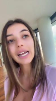 Kitty tiny little geek double fucking herself