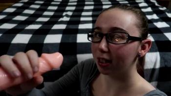 Omegle teen dildo in changing room