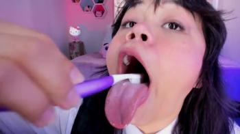 Stickam gf masturbating pussy and anal