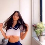 Ride on the dildo and Stickam cum so hot