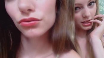 Omegle sex skinny babe with tits and full bush