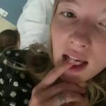 Brunette slut next door show pink nipple slips