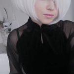 Omegle blonde lets her areolas slip out