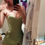 Omegle girl twerking her ass on while wearing only a red thong