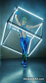 Dancing in a maxi dress causes sexy Omegle latina a nip slip