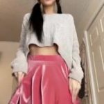 Young Omegle brunette girl makes her tits bounce on TikTok