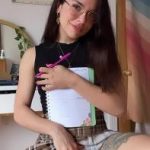 Kitty tiny had a real orgasm by mistake live on air