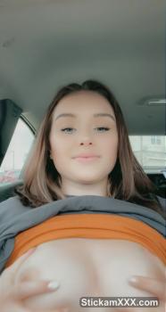 Omegle livestream by flashing beautiful tits to the viewers