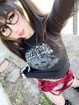 Nerdy babe dancing naked on Omegle chat with her 10DD tits bouncing