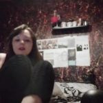 Kitty playing with a alien dildo