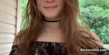 Banana in my Bigo small pussy