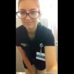 Toilet Omegle 18y POV peeing strong