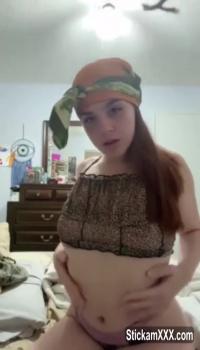 Princess of masturbation on Omegle porn chat