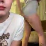 Omegle young Sasha loses her lingerie