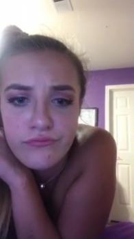 Violet Rain is gently toying Kitty pussy