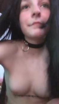 Omegle model French maids dildo fuck